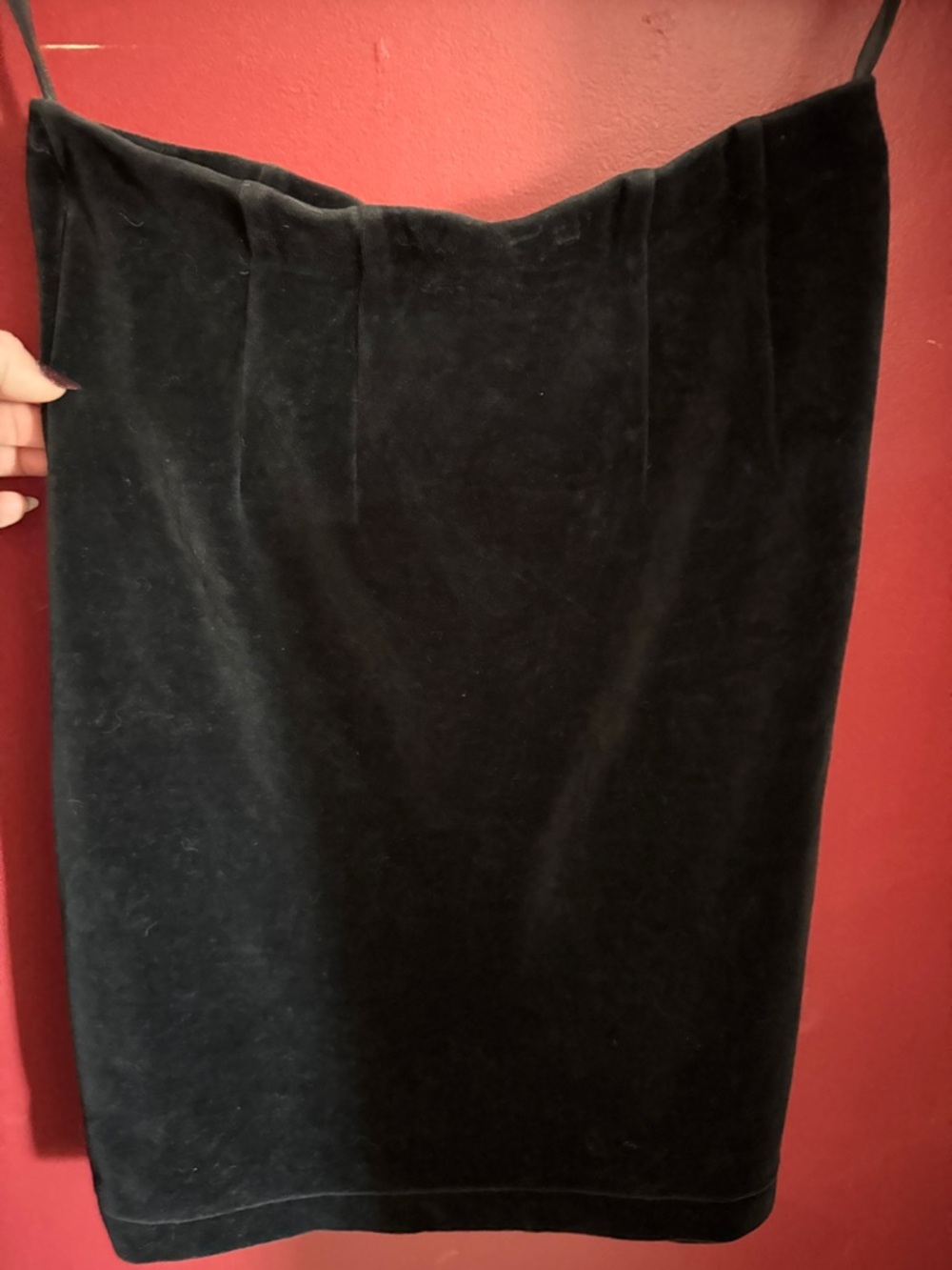 Black Velvet Women’s Skirt